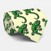 gecko stropdas (Opgerold)