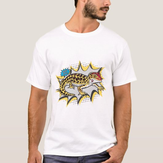 Gecko Style Leopard Gecko T-shirt (Voorkant)