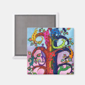 Gecko Tree of Life Magneet (Voorkant / Achterkant)