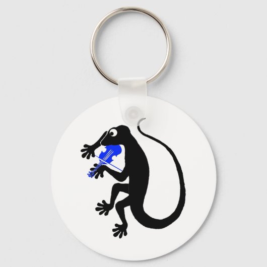 Gecko Violin Sleutelhanger (Voorkant)