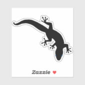 GECKO White Outline Sticker (Vel)