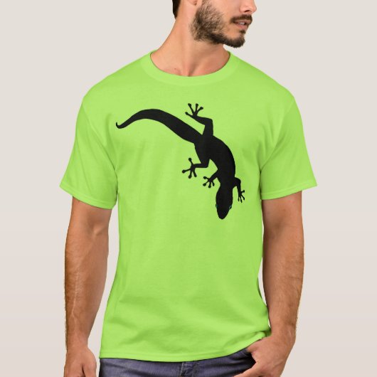 GECKO White Outline T-shirt (Voorkant)