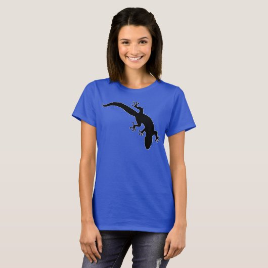 GECKO White Outline T-shirt (Voorkant volledig)