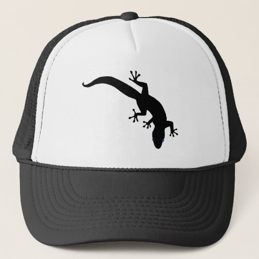 GECKO White Outline Trucker Pet (Voorkant)