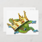 Gecko with crown  briefkaart (Voorkant / Achterkant)