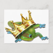 Gecko with crown briefkaart (Voorkant)