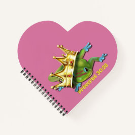 Gecko with crown—Proverbs Notitieboek