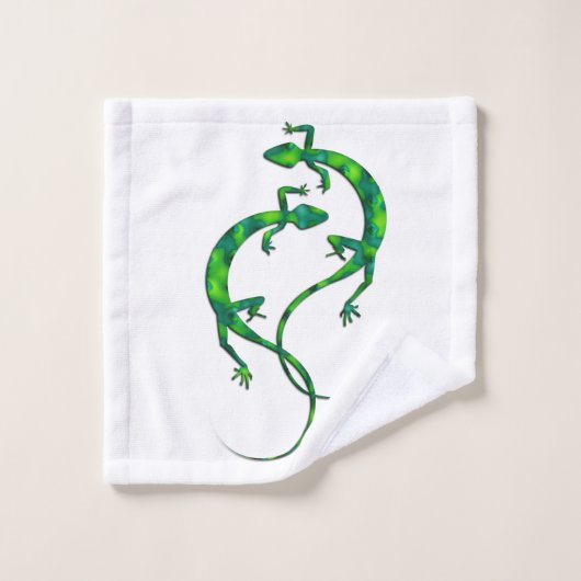 Geckos Bad Handdoek (Wasdoekje)