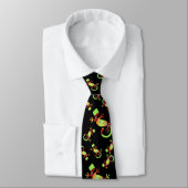 Geckos bold print necktie stropdas (Gebonden)