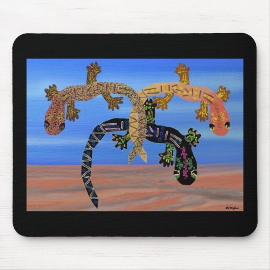 Geckos in de Valley of Fire Muismat (Voorkant)