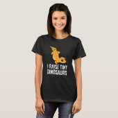 Geckos Leopard Lizard I Raise Tiny Dinosaurs Cute T-shirt (Voorkant volledig)