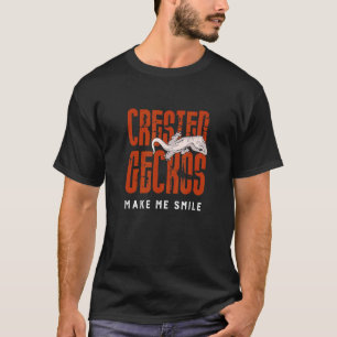 Geckos maakt me een glimlach exotische hagedissen t-shirt