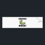 Geckos Rock Bumpersticker<br><div class="desc">Gebruik het zoekgereedschap in mijn winkel voor andere familieklokken. Geckos Rock-producten beschikbaar op T-shirts, sweatshirts, kinder shirten, baby, stickers, magneten en nog veel meer Geckos-kleding die volledig aan uw wensen kan worden aangepast. Als je wilt wat je ziet, kun je contact opnemen met mijn winkel (www.zazzle.com/animalshirts) of een vriend e-mailen....</div>