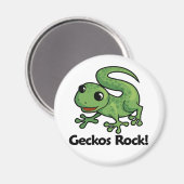Geckos Rock! Magneet (Voorkant / Achterkant)