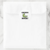 Geckos Rock Ronde Sticker (Tas)
