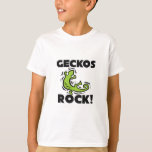 Geckos Rock T-shirt<br><div class="desc">Gebruik het zoekgereedschap in mijn winkel voor andere familieklokken. Geckos Rock-producten beschikbaar op overhemden,  sweatshirts,  kinder shirten,  baby,  stickers,  magneten en nog veel meer Geckos-kleding die volledig op uw wensen is afgestemd. Als je wilt wat je ziet,  kun je contact opnemen met mijn winkel (www.zazzle.com/animalshirts) of een vriend e-mailen.</div>