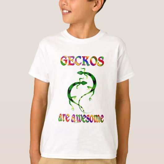 Geckos zijn Geweldige T-shirt (Voorkant)