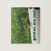 Geckos zijn koel dierlijk puzzel (Verticaal)