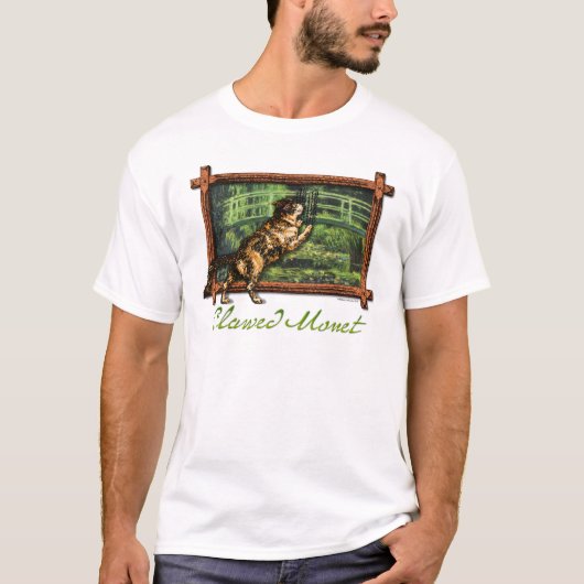 Geclaimd Monet t-shirt (Voorkant)