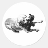 geclaimd ronde sticker (Voorkant)