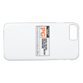 geclassificeerd PG Case-Mate iPhone Case (Achterkant (Horizontaal))