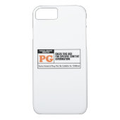 geclassificeerd PG Case-Mate iPhone Case (Achterkant)