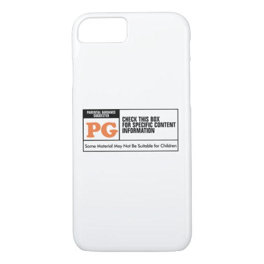 geclassificeerd PG Case-Mate iPhone Case (Achterkant)