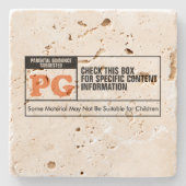 geclassificeerd PG Stenen Onderzetter (Voorkant)