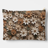 Geclusterde 3d bloemen in een minimalistische stij etui (Achterkant)