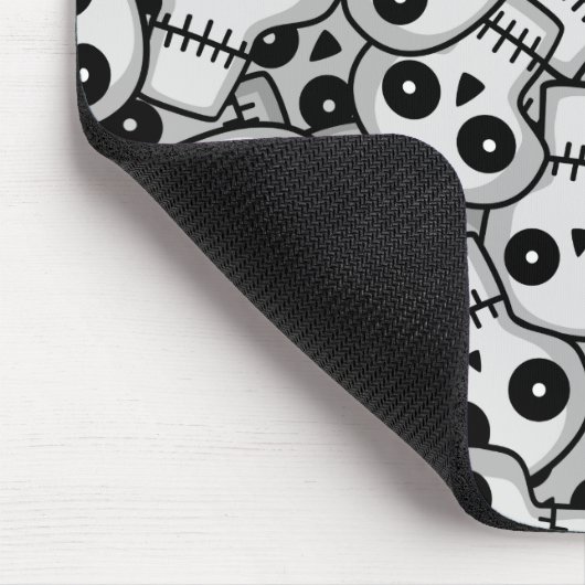 Geclusterde schedels muismat (Hoek)