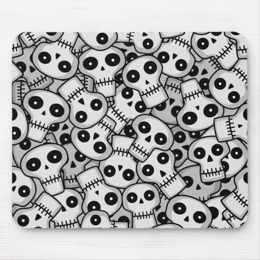 Geclusterde schedels muismat (Voorkant)