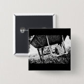 gecoate drager vierkante button 5,1 cm (Voorkant /achterkant)