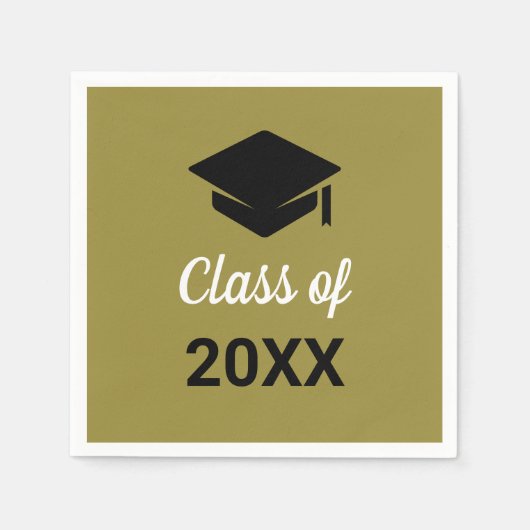 Gecodeerd Afstudeerder in de categorie van elk jaa Servet (Voorkant)