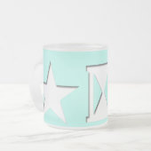 gecodeerd bericht? Mok van voorgekookte glas (Voorkant links)