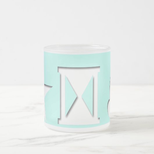 gecodeerd bericht? Mok van voorgekookte glas (Center)