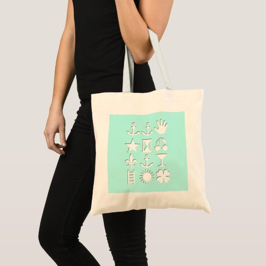 gecodeerd bericht? tote bag (Voorkant (product))