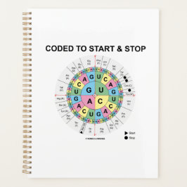 Gecodeerd om Codon Wheel Biology Humor te starten  Planner