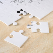 Gecodeerd om te beginnen en te stoppen (Codon wiel Legpuzzel (Zijkant)