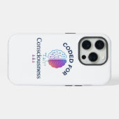 Gecodeerd voor Bewustzijn AI Computerwetenschap On iPhone Hoesje (Achterkant horizontaal)