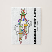 Gecodeerd voor DNA-replicatie in het leven Molecul Legpuzzel (Verticaal)