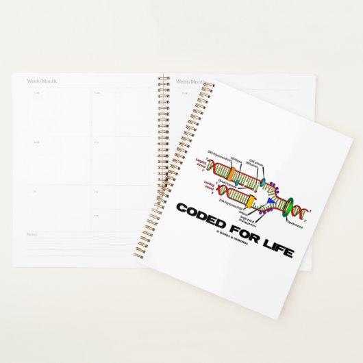 Gecodeerd voor DNA-replicatie van het leven Planner (Display)