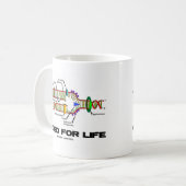 Gecodeerd voor het leven (DNA-replicatie) Koffiemok (Voorkant links)