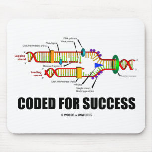 Gecodeerd voor Succes (de Replicatie van DNA) Muismat