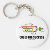 Gecodeerd voor succes (DNA-replicatie) Sleutelhanger (Voorkant)