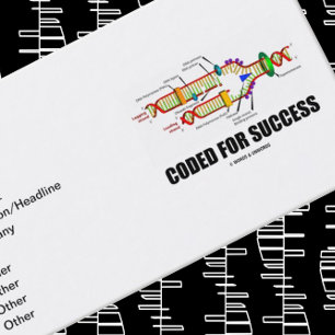 Gecodeerd voor succes (DNA-replicatie) Visitekaartje