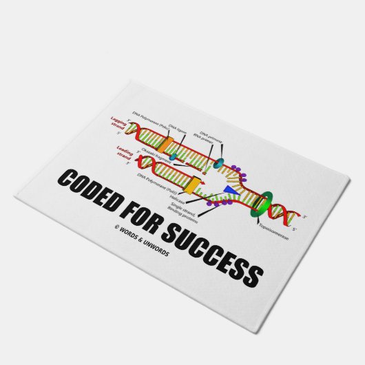 Gecodeerd voor succesvolle DNA-replicatie Deurmat (Schuin)