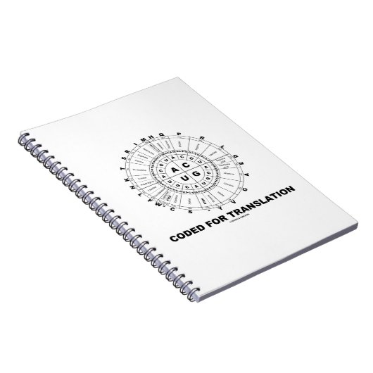 Gecodeerd voor vertaling (RNA Codon Wheel) Notitieboek (Rechterzijde)