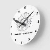 Gecodeerd voor vertaling (RNA Codon Wheel) Ronde Klok (Hoek)