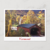 Gecodeerde brug en Common West Arlington, Vermont Briefkaart (Voorkant)