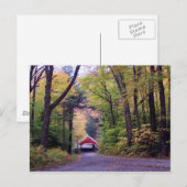 Gecodeerde brug in New Hampshire Briefkaart (Voorkant / Achterkant)